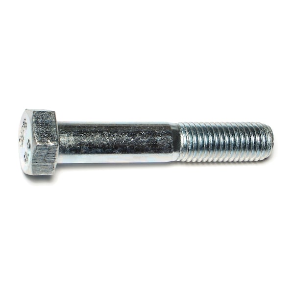 Midwest Fastener Class 8.8, M18-2.50 Hex Head Cap Screw, Zinc Plated Steel, 100 mm L, 5 PK 53529 - main